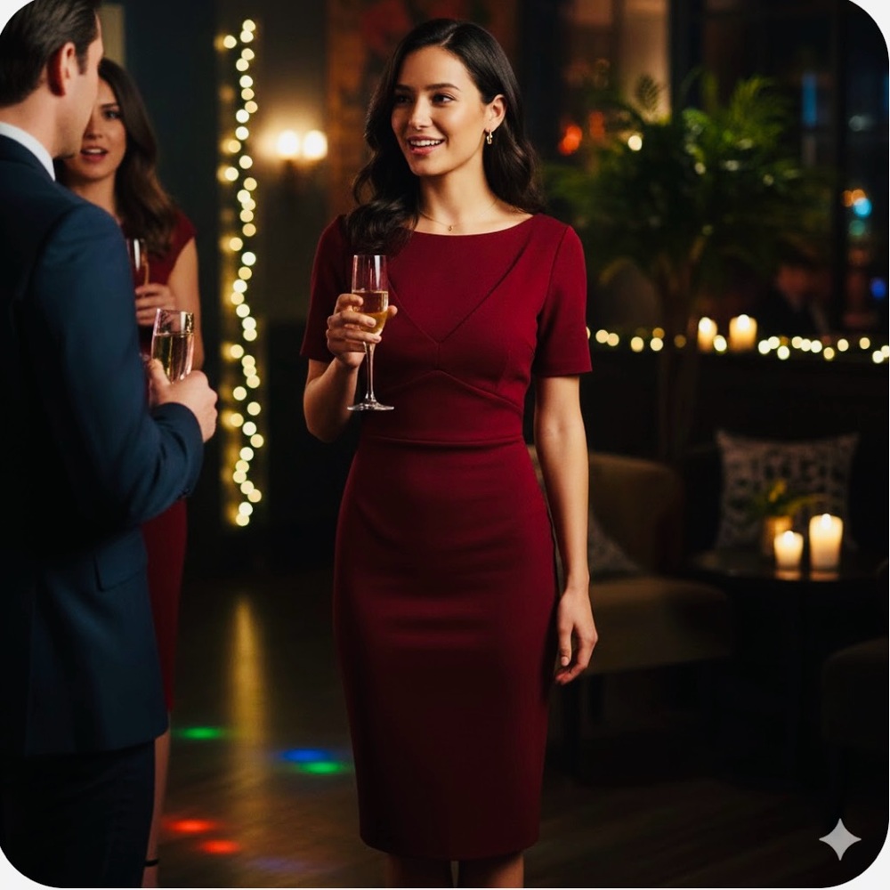 Red dress